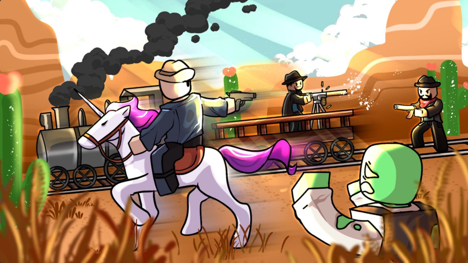 The Apocalypse Horses can increase either your offense or defense (Image via Roblox)